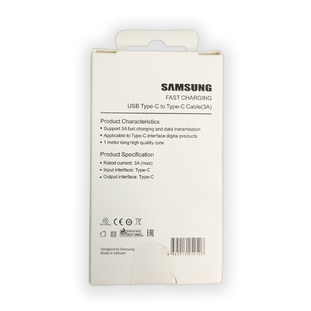 SAMSUNG C to C 3A USB Cable - Image 2