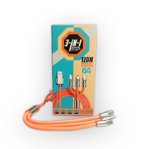 3 - in - 1 120w Super Fast Charging Data Cable