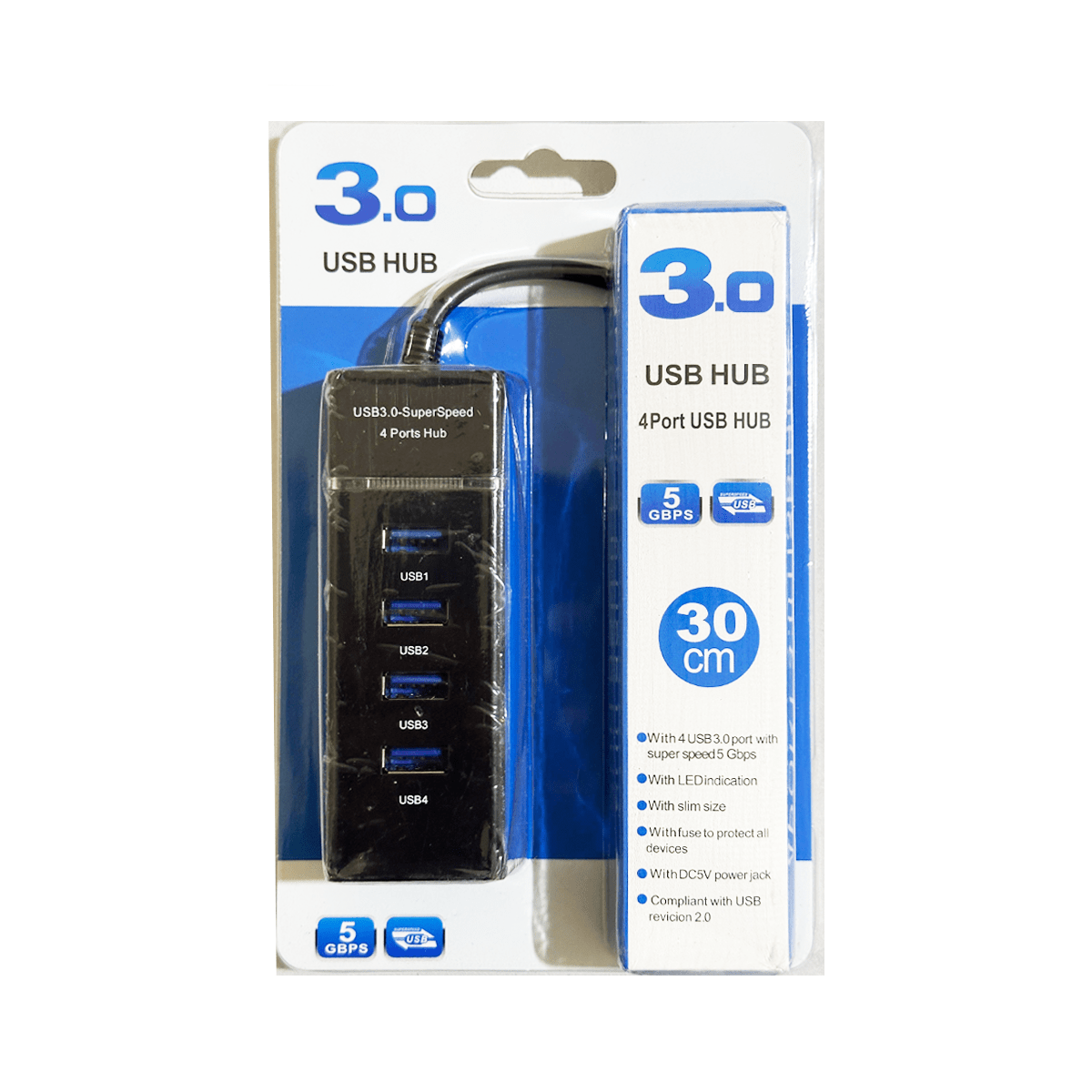 USB 3.0 - Super Speed 4 Ports Hub