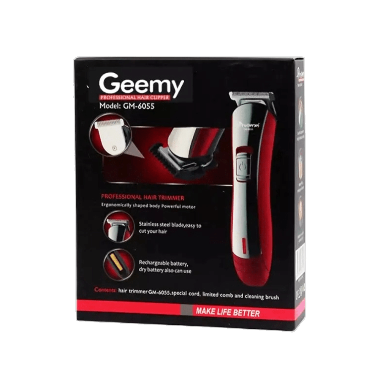 Geemy Hair Trimmer and Clippers - GM 6055