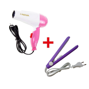 Hair Dryer and Hair Iron (Mini Combo)