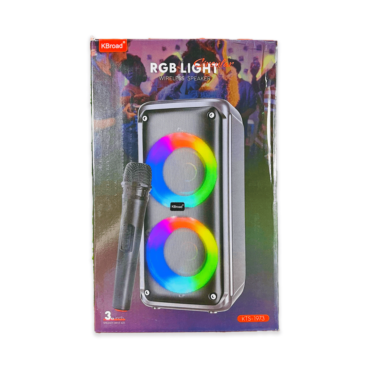 KBroad RGB Light Wireless Speaker - KTS 1973